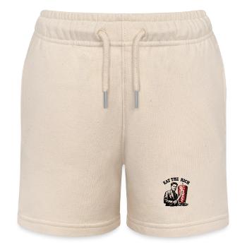 Eat the rich - George Orwell Cartoon - Doner Kebab - Kids Organic Sweat Shorts by Stanley/Stella - soft Ecru - Front