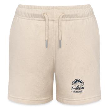 Yellowstone Nationalpark Wanderlager Erkundung - Kinder Organic Joggingshorts Mini Bolter von Stanley/Stella - Natur - Vorne