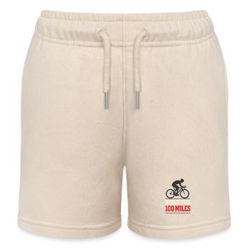 Century Ride 100 miles Cycliste Century - Short de jogging enfant bio Stanley/Stella - écru doux - Devant