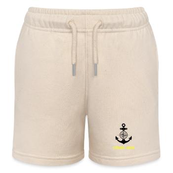 Croisière 2026 Anchor Compass - Short de jogging enfant bio Stanley/Stella - écru doux - Devant