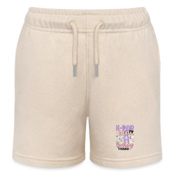 K-Pop Birthday Squad - Kinder Organic Joggingshorts Mini Bolter von Stanley/Stella - Natur - Vorne