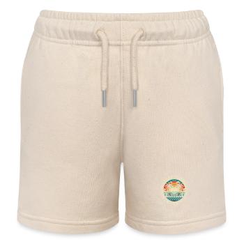 Idylle plage du Cap 2026 - Short de jogging enfant bio Stanley/Stella - écru doux - Devant