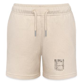 T-shirt Bible Emergency Numbers - Short de jogging enfant bio Stanley/Stella - écru doux - Devant