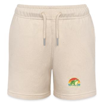 Weltbester Froschfänger - Kinder Organic Joggingshorts Mini Bolter von Stanley/Stella - Natur - Vorne