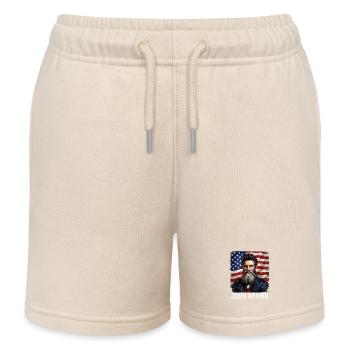 John Brown drapeau des États-Unis. - Short de jogging enfant bio Stanley/Stella - écru doux - Devant