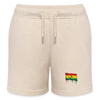 Chute du drapeau bolivien - Short de jogging enfant bio Stanley/Stella - écru doux - Devant