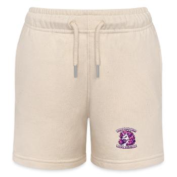 Verdirb mir nicht meine schlechte Laune Einhorn - Kinder Organic Joggingshorts Mini Bolter von Stanley/Stella - Natur - Vorne