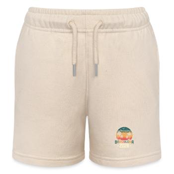 Barcelona 2026 - Kinder Organic Joggingshorts Mini Bolter von Stanley/Stella - Natur - Vorne