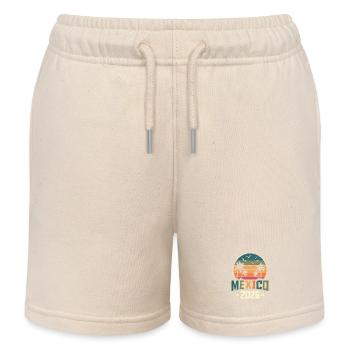 Mexique 2026 - Short de jogging enfant bio Stanley/Stella - écru doux - Devant