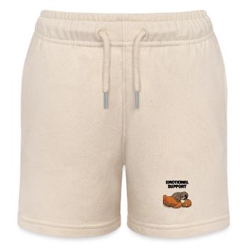 Emotional Support Baby Monkey Punch - Kinder Organic Joggingshorts Mini Bolter von Stanley/Stella - Natur - Vorne