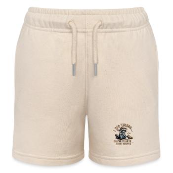 Waschbär-Gärtner: Geheimnisse graben - Kinder Organic Joggingshorts Mini Bolter von Stanley/Stella - Natur - Vorne