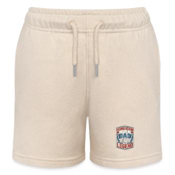 Homeroom Teacher Dad The Idol Classroom Teacher - Kids Organic Sweat Shorts by Stanley/Stella - soft Ecru - Front