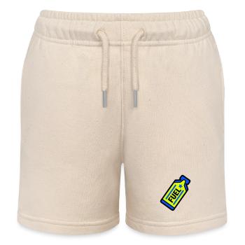 Sports d’endurance au gel énergétique Fuel Energy - Short de jogging enfant bio Stanley/Stella - écru doux - Devant
