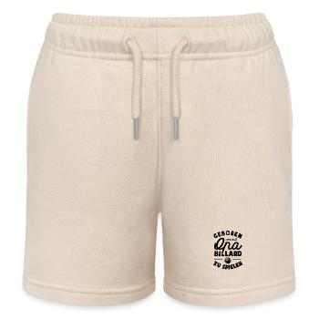 Geboren um mit Opa Billard zu spielen - Kinder Organic Joggingshorts Mini Bolter von Stanley/Stella - Natur - Vorne