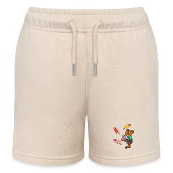 Teddy Teddys Kinder Eiskrem Muffin naschen - Kinder Organic Joggingshorts Mini Bolter von Stanley/Stella - Natur - Vorne