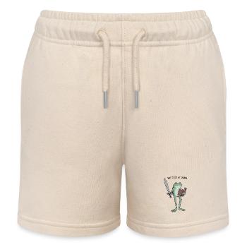 Morgendämmerungs-Froschritter - Kinder Organic Joggingshorts Mini Bolter von Stanley/Stella - Natur - Vorne