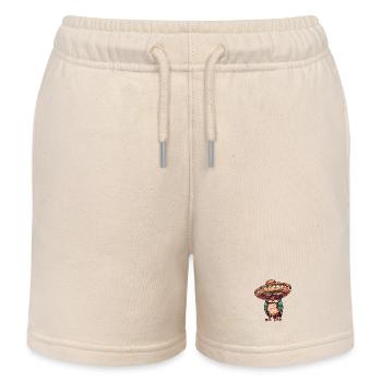 Sombrero drôle de hibou - Short de jogging enfant bio Stanley/Stella - écru doux - Devant