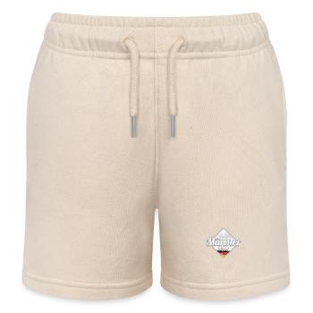 Münster Stadt in Deutschland Nordrhein-Westfalen - Kinder Organic Joggingshorts Mini Bolter von Stanley/Stella - Natur - Vorne