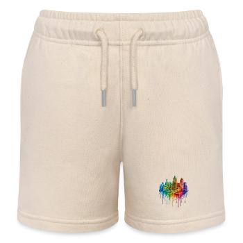 Milwaukee Wisconsin Tropfende Kunst - Kinder Organic Joggingshorts Mini Bolter von Stanley/Stella - Natur - Vorne