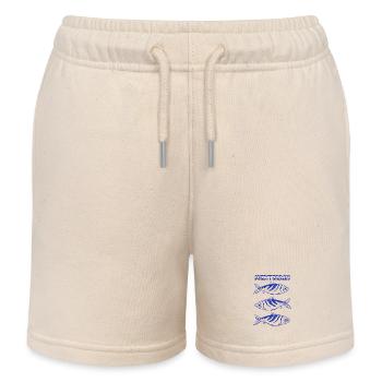 Sardines - Mediterranean Trilogy - Kids Organic Sweat Shorts by Stanley/Stella - soft Ecru - Front