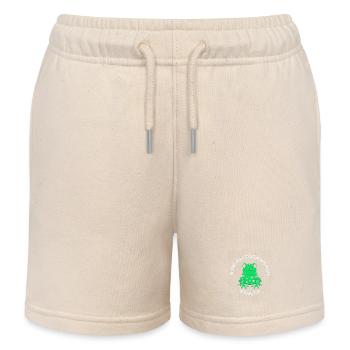 Toxic Frog Courage Rejection - Kids Organic Sweat Shorts by Stanley/Stella - soft Ecru - Front