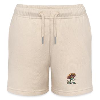 Chameleon Lustig Sombrero - Kinder Organic Joggingshorts Mini Bolter von Stanley/Stella - Natur - Vorne