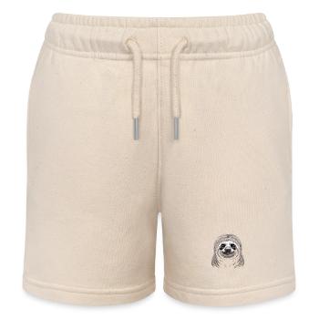 Faultier - Kinder Organic Joggingshorts Mini Bolter von Stanley/Stella - Natur - Vorne