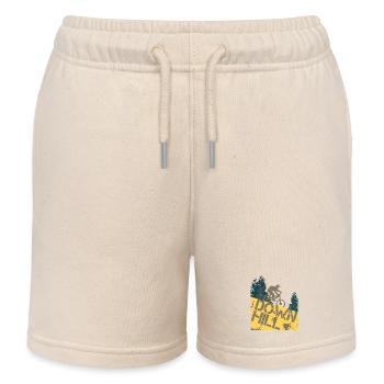 Downhill Biker für Dirt und Fahrrad Vintage MTB - Short de jogging enfant bio Stanley/Stella - écru doux - Devant