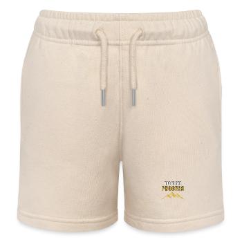 Vertrauen Sie dem Prozess – Motivational Mountain Design - Kinder Organic Joggingshorts Mini Bolter von Stanley/Stella - Natur - Vorne
