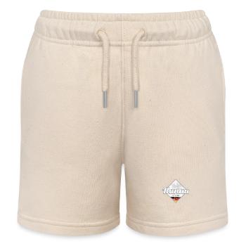 Hanau Stadt in Deutschland Hessen Souvenir - Kinder Organic Joggingshorts Mini Bolter von Stanley/Stella - Natur - Vorne