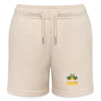 Bali Party Crew - Kids Organic Sweat Shorts by Stanley/Stella - soft Ecru - Front