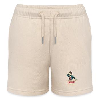 Grenzen Statt Geduld - Kinder Organic Joggingshorts Mini Bolter von Stanley/Stella - Natur - Vorne