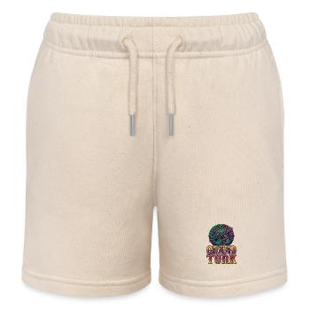 Colorful Turtle Grand Turk - Kids Organic Sweat Shorts by Stanley/Stella - soft Ecru - Front