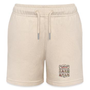 Polish Soup Periodic Table - Kids Organic Sweat Shorts by Stanley/Stella - soft Ecru - Front