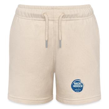 Nachtmensch – Zu 100% funktioniere später - Kinder Organic Joggingshorts Mini Bolter von Stanley/Stella - Natur - Vorne