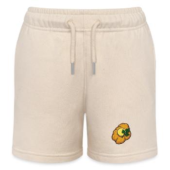 Schnitzel always works | with lemon and parsley - Kids Organic Sweat Shorts by Stanley/Stella - soft Ecru - Front