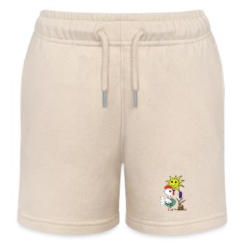 Jardinier Poulet Amateur Jardinage Jardinage - Short de jogging enfant bio Stanley/Stella - écru doux - Devant