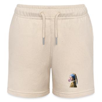 Bulles de type Vermeer - Short de jogging enfant bio Stanley/Stella - écru doux - Devant