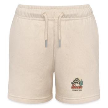 Bergabenteuer und Outdoor-Stil - Kinder Organic Joggingshorts Mini Bolter von Stanley/Stella - Natur - Vorne