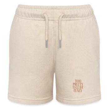 Süßes italienisches Sommerferien-T-Shirt - Kinder Organic Joggingshorts Mini Bolter von Stanley/Stella - Natur - Vorne
