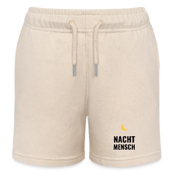 Nachtmensch - Kinder Organic Joggingshorts Mini Bolter von Stanley/Stella - Natur - Vorne