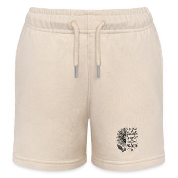 Meine Lieblingsleute nennen mich Mimi - Kinder Organic Joggingshorts Mini Bolter von Stanley/Stella - Natur - Vorne
