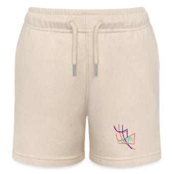 Das ultimative abstrakte Kunst Geschenk - Kinder Organic Joggingshorts Mini Bolter von Stanley/Stella - Natur - Vorne