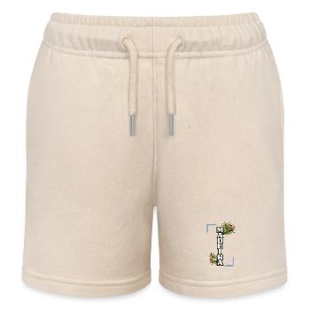 Madeira Blumeninsel Tropische Reiseliebe - Kinder Organic Joggingshorts Mini Bolter von Stanley/Stella - Natur - Vorne