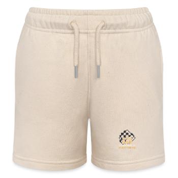 Schach Schachspieler Schachbrett - Kinder Organic Joggingshorts Mini Bolter von Stanley/Stella - Natur - Vorne