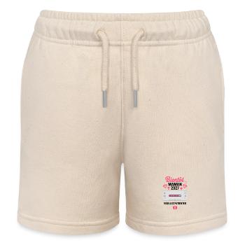 Bientôt Maman 2027 Gamer Annonce Grossesse - Short de jogging enfant bio Stanley/Stella - écru doux - Devant