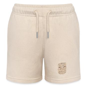 Cabinet Maker My Passion My Woodworking Artisan - Kids Organic Sweat Shorts by Stanley/Stella - soft Ecru - Front