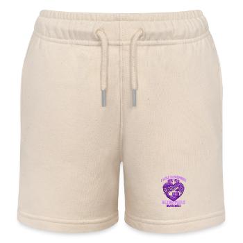 I remember for you – Alzheimer's education - Kids Organic Sweat Shorts by Stanley/Stella - soft Ecru - Front