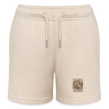 Founding Fathers, July 4 - Kids Organic Sweat Shorts by Stanley/Stella - soft Ecru - Front