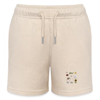 Petit jardinier cadeau mignon Bug Nature Kids - Short de jogging enfant bio Stanley/Stella - écru doux - Devant
